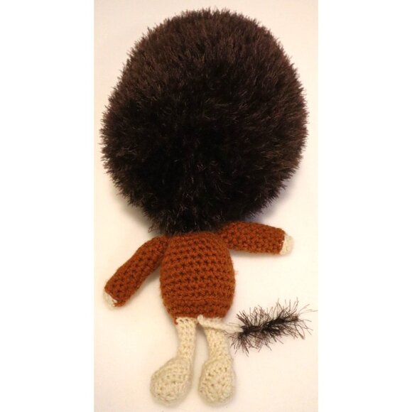 Crochet Kiwi Bird Plush Handmade Amigurumi Brown Stuffed Animal Gift Kawaii - Picture 2 of 4